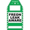 Étiquette non adhésive Freon Aware